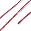 Round Waxed Polyester Thread String YC-D004-02E-131-3