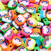 100Pcs 5 Style Handmade Polymer Clay Beads FIND-FW0001-33-3