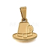 304 Stainless Steel Charms STAS-G400-05G-02-1