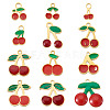 12Pcs 12 Styles 304 Stainless Steel Enamel Charms STAS-TA0003-33-3