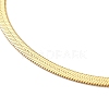 Ion Plating(IP) 304 Stainless Steel Herringbone Chain Bracelet for Men Women BJEW-E058-01A-G-2