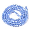Electroplate Glass Beads Strands EGLA-A044-P2mm-B17-3
