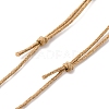 5Pcs Waxed Cotton Cord Adjustable Necklaces Making AJEW-JB01393-4