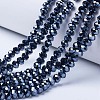 Electroplate Glass Beads Strands EGLA-A044-P3mm-A18-1