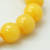 Natural Mashan Jade Round Beads Strands G-D263-12mm-XS07-1