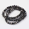 Electroplate Opaque Glass Beads Strands LS-EGLA-A034-P6mm-P01-2