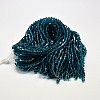 Imitate Austrian Crystal Bicone Glass Beads Strands GLAA-F029-6x6mm-01-3