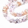 Electroplate Glass Beads Strands EGLA-N002-06J-3