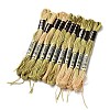 10 Skeins 6-Ply Polyester Embroidery Floss OCOR-K006-A20-1