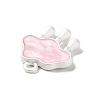 Baking Paint Zinc Alloy with Resin Pendant FIND-Z038-01B-2