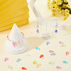 1000Pcs Transparent Acrylic Pendants MACR-SP0001-11-4
