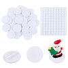 85Pcs Flat Round Acrylic Action Figure Display Pedestals ODIS-FG0002-14B-1