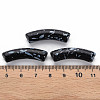 Opaque Spray Painted Acrylic Beads MACR-S372-002F-B01-4