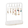 Plastic Doll Garment Rack & Clothes Hanger Sets ODIS-WH0038-05-1
