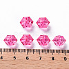 Transparent Acrylic Beads TACR-S154-15B-82-4