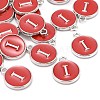 Platinum Plated Alloy Enamel Charms LS-X-ENAM-S118-03I-P-4