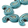Synthetic Turquoise Dyed Beads Strands G-A218-01B-4