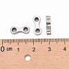 Tarnish Resistant 201 Stainless Steel Bead Spacer Bars X-STAS-R064-41-4