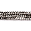 Electroplate Glass Beads Strands X-GLAA-H021-01A-FP12-2