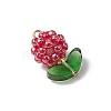 Glass Seed Beads Pendants PALLOY-MZ00592-04-3
