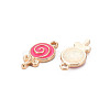 Alloy Pendant Rhinestone Settings ENAM-S121-095C-3