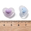 Frosted Transparent Acrylic Beads OACR-A032-27-3