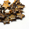 Star Natural Tiger Eye Pendants G-Q367-08-1