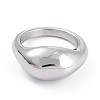 Tarnish Resistant Unisex 304 Stainless Steel Finger Rings RJEW-K233-11B-P-1