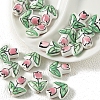 Handmade Porcelain Bright Glazed Beads PW-WGF0CC5-01-1