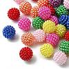40Pcs 8 Colors Imitation Pearl Acrylic Beads OACR-FS0001-48-3