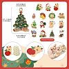 15Pcs 15 Styles Christmas Theme Alloy Enamel Pendants ENAM-FS0003-96-4