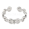 Brass Cuff Finger Ring Settings KK-L219-15A-P-2