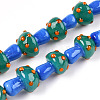 Handmade Lampwork Beads Strands X-LAMP-N024-09C-2