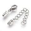Tarnish Resistant 304 Stainless Steel Chain Extender STAS-P207-01P-A-2