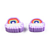 Handmade Polymer Clay Beads CLAY-N011-63-4