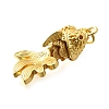Brass Micro Pave Cubic Zirconia Pendants KK-R217-01G-02-1
