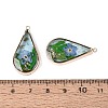 Epoxy Resin Pendants KK-Q082-02KCG-02-3
