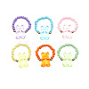 6Pcs Glass Seed Beaded Stretch Rings FS-WG68E71-01-5
