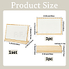 Bamboo Slant Back Necklace Organizer Display Stands NDIS-WH20004-01A-2