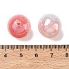 Luminous Two Tone Resin & Glitter Powder Beads RESI-F073-02-4