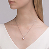 Heart Cubic Zirconia Pendant Necklaces RK4806-1-4