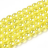 Electroplate Transparent Glass Beads Strands LS-GLAA-T032-T4mm-AB12-1