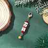 3Pcs Glass Pendant Decorations HJEW-MZ00359-4