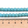 Synthetic Turquoise Beads Strands TURQ-F007-01B-6mm-4