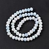 Ombre Effect Dyed Glass Beads Strands X-GLAA-C023-02A-4
