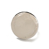 Natural Quartz Crystal Round Adjustable Rings RJEW-K371-09S-29-3