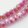 Natural Ocean White Jade Bead Strands G-G916-4mm-03-3