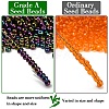 12/0 Grade A Round Glass Seed Beads SEED-Q008-F603-2