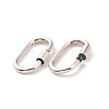 925 Sterling Silver Locking Carabiner STER-D036-14AS-2