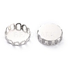 304 Stainless Steel Cabochon Settings STAS-Y001-09G-P-3